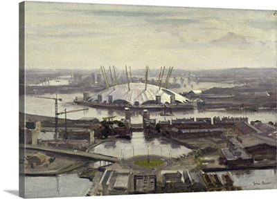 The Millennium Dome from Canary Wharf