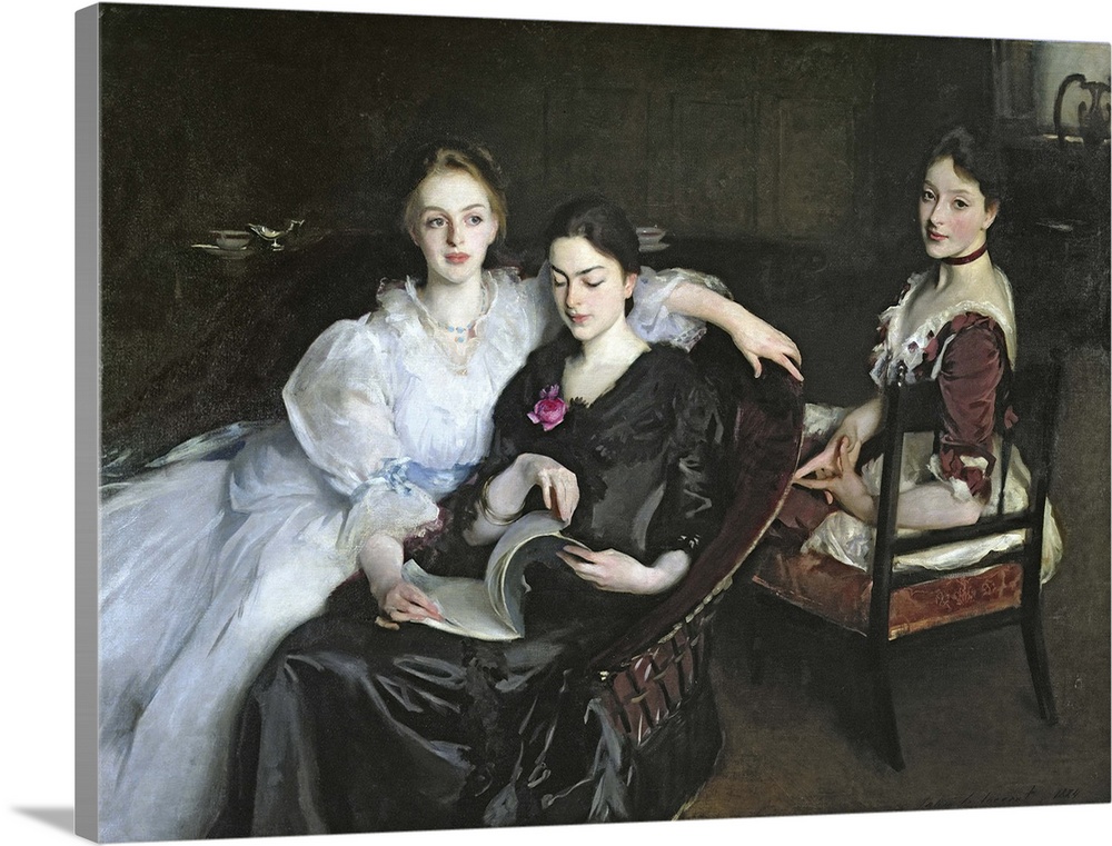 SAG6361 Credit: The Misses Vickers, 1884 (oil on canvas) by John Singer Sargent (1856-1925)Sheffield Galleries and Museums...