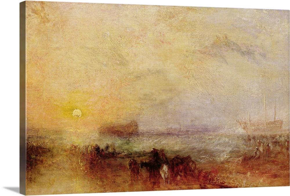 NGW186838 Credit: The Morning after the Wreck, c.1835-40 (oil on canvas) by Joseph Mallord William Turner (1775-1851)A Nat...