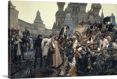The Morning of the Execution of the Streltsy in 1698, 1881