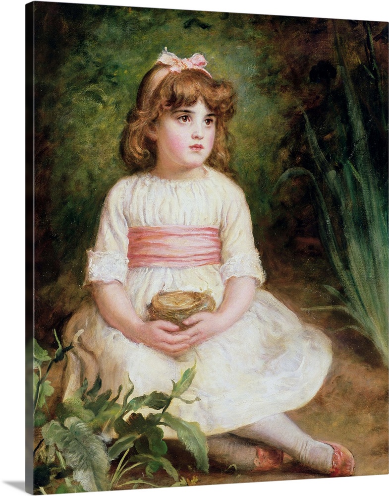 BAL4867 The Nest; by Millais, Sir John Everett (1829-96); Roy Miles Fine Paintings; English, out of copyright