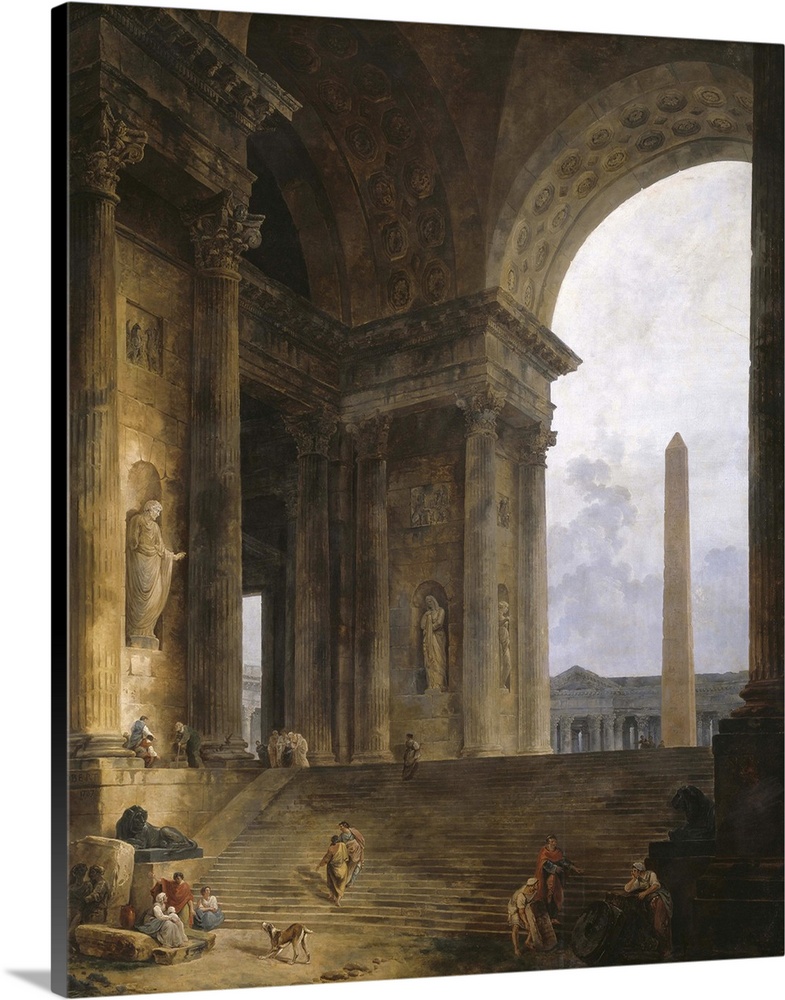 The Obelisk, 1787-88, oil on canvas.