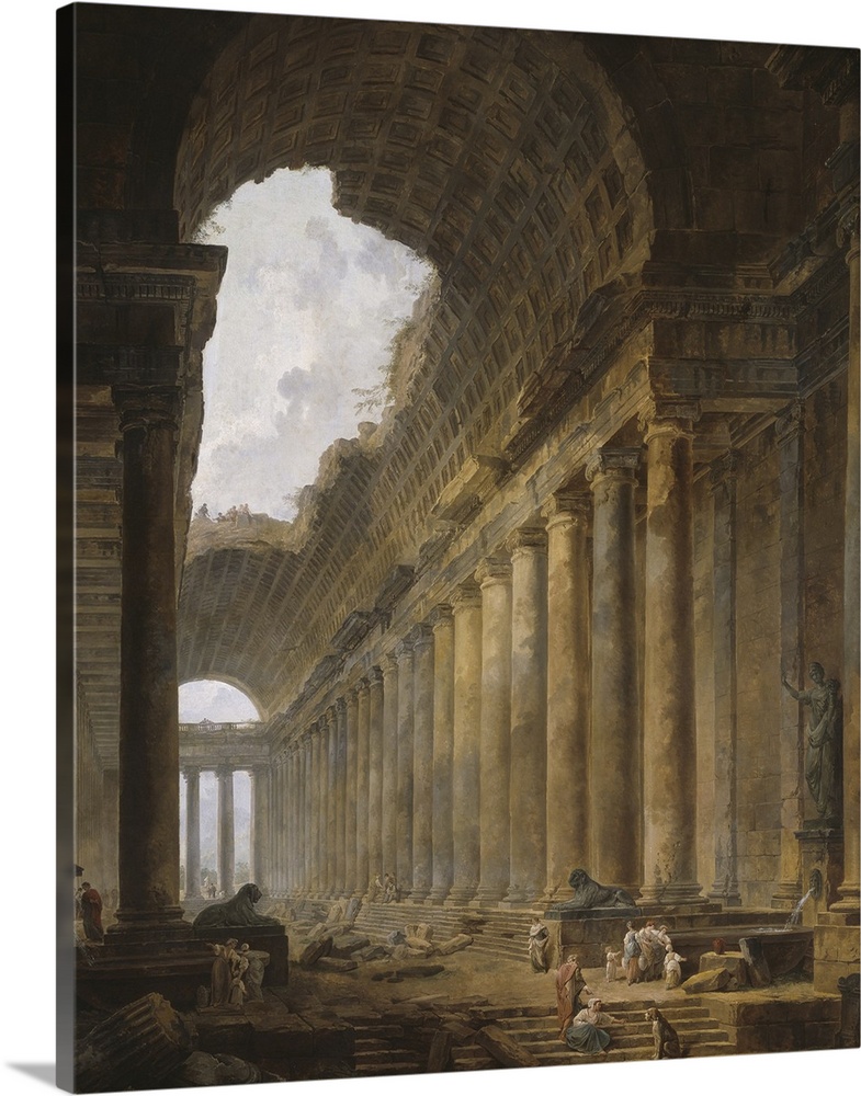 The Old Temple, 1787-88, oil on canvas.