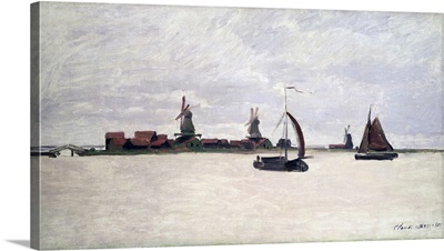 The Outer Harbour At Zaandam, 1871