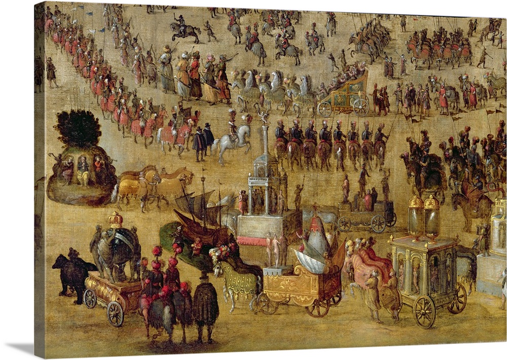 celebrations for the engagement of Louis XIII (1601-63) to Anne of Austria