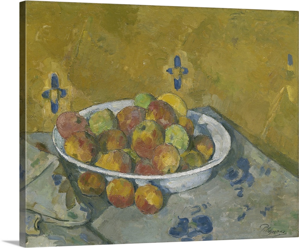 The Plate of Apples, c.1877, oil on canvas.