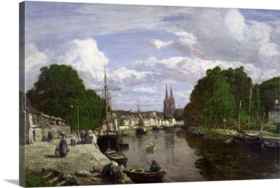 The Port at Quimper, 1857