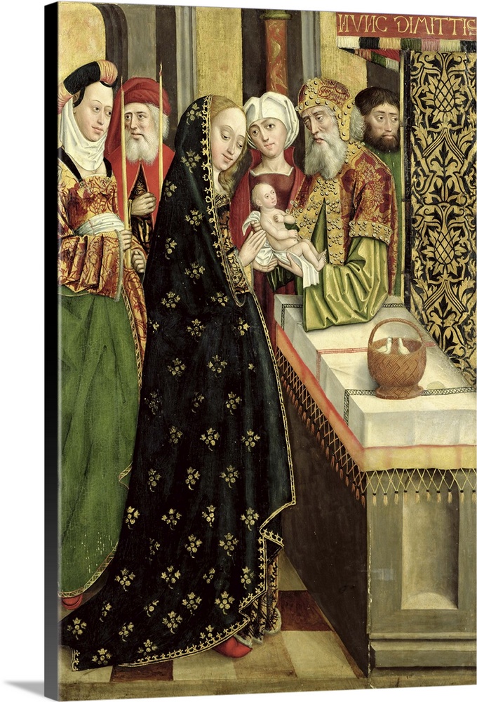 The Presentation in the Temple, from the Dome Altar, 1499 (originally tempera on panel) by Stumme, Absolon (15th century).