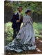 image thumbnail of XIR19983 The Promenaders, or Bazille and Camille, 1865 (oil on canvas)  by Monet, Claude (1840-1926); 93x69 cm; National G...
