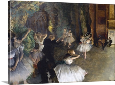 The Rehearsal Of The Ballet On Stage, 1874