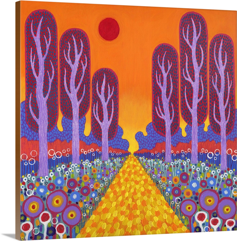 The Road To Fauvesville, 2013, (acrylic on canvas)