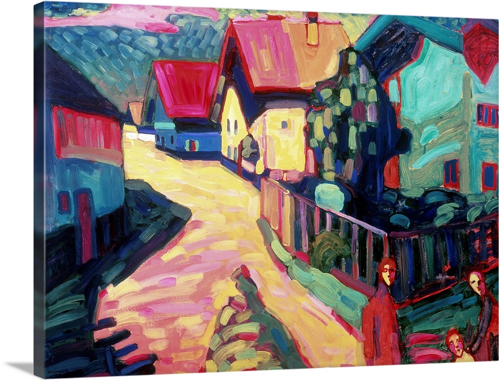 The Road to Murnau, 1909 by Kandinsky, Wassily (1866-1944)