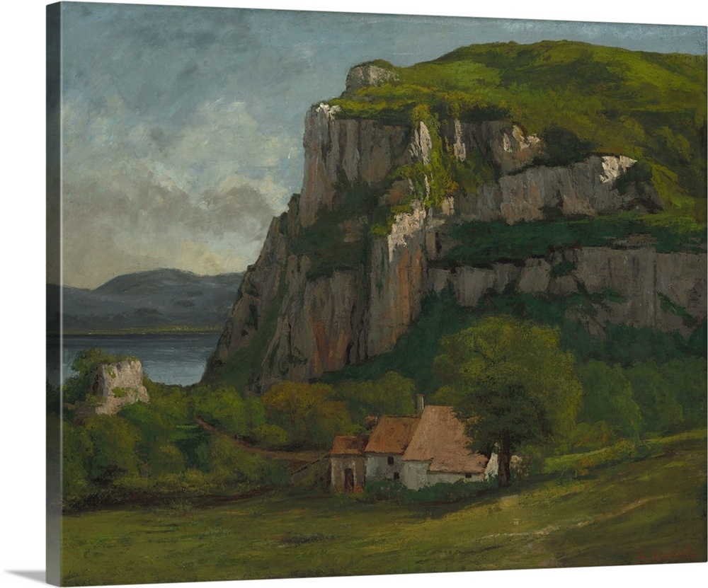 The Rock of Hautepierre, c.1869, oil on canvas.