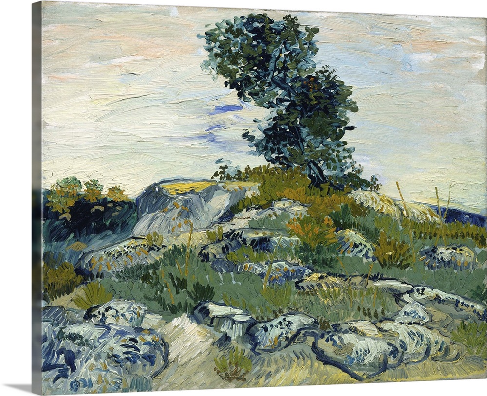 The Rocks, 1888 (Originally oil on canvas)