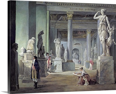 The Salle des Saisons at the Louvre, c. 1802