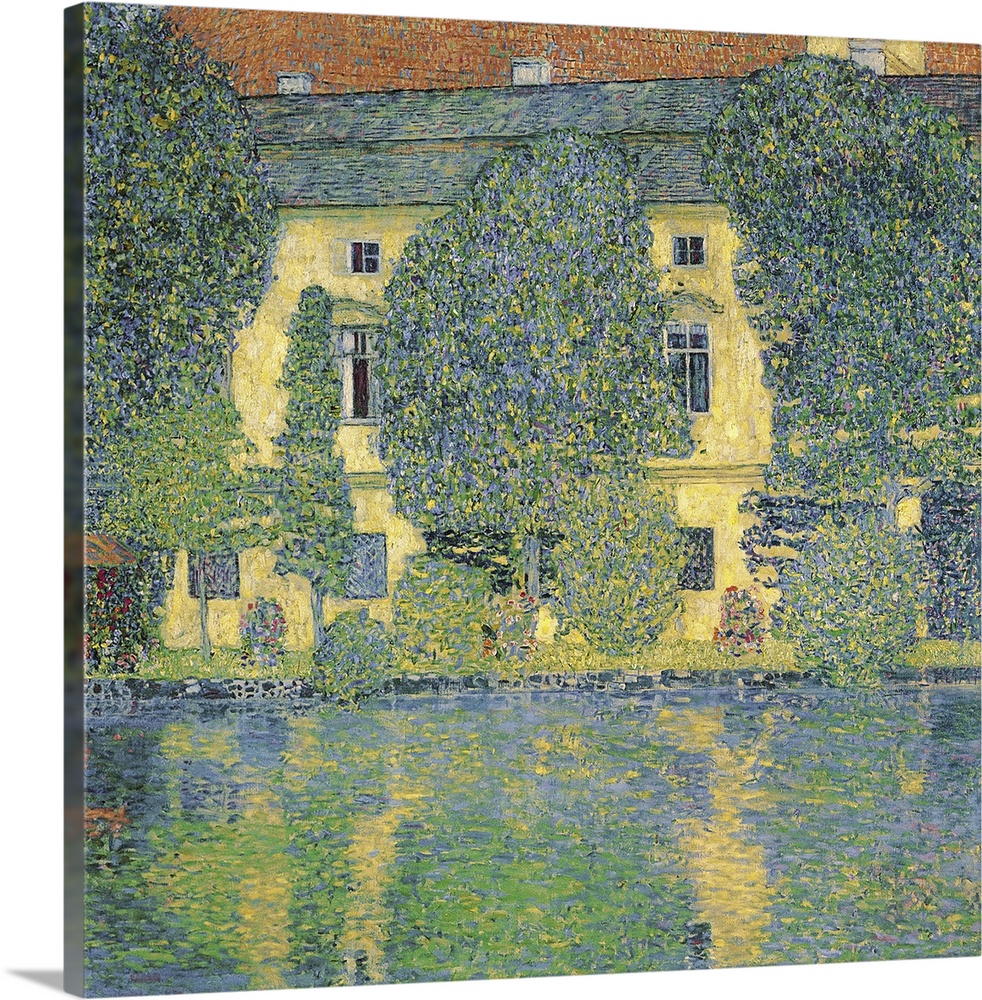 The Schloss Kammer on the Attersee III, 1910 (oil on canvas)  by Klimt, Gustav (1862-1918); Private Collection; This work ...