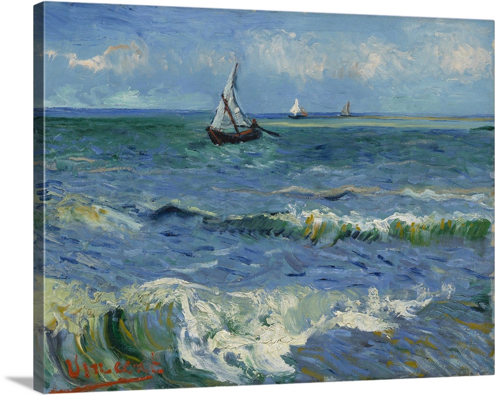 The Sea Near Of Saintes-Maries-De-La-Mer, 1888