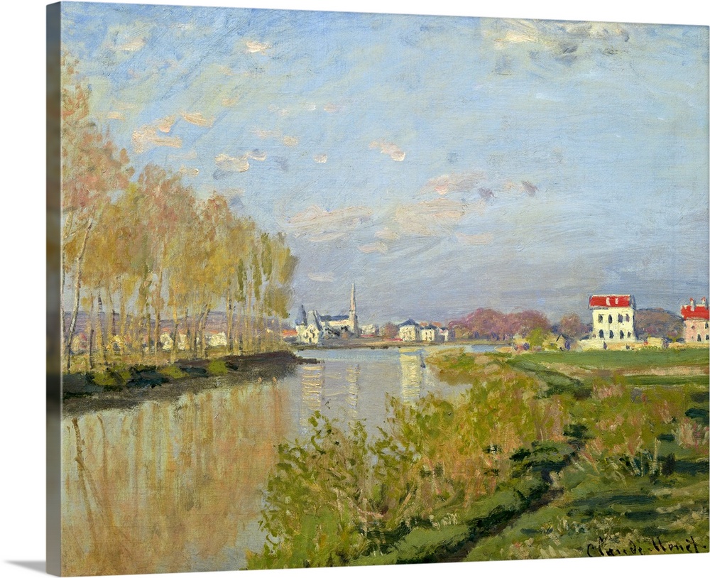 The Seine at Argenteuil, 1873 (oil on canvas)  by Monet, Claude (1840-1926); Musee d'Orsay, Paris, France; Giraudon; Frenc...