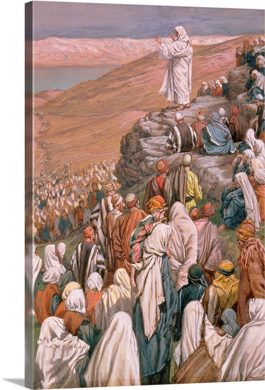 The Sermon on the Mount, illustration for The Life of Christ, c.188696 Great Big Canvas