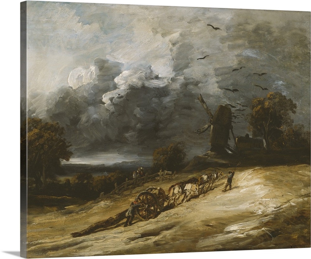 The Storm, 1814-30, oil on panel.