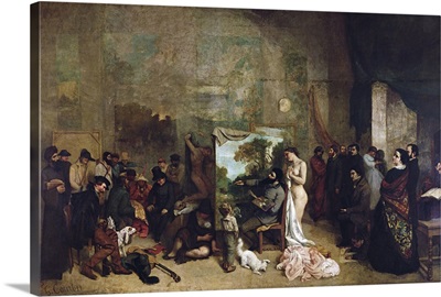 The Studio of the Painter, a Real Allegory, 1855
