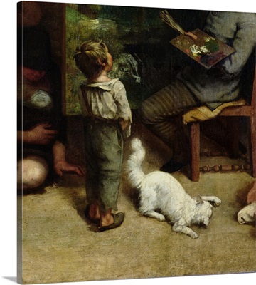 The Studio Of The Painter, A Real Allegory, 1855 (Detail Of 19190)