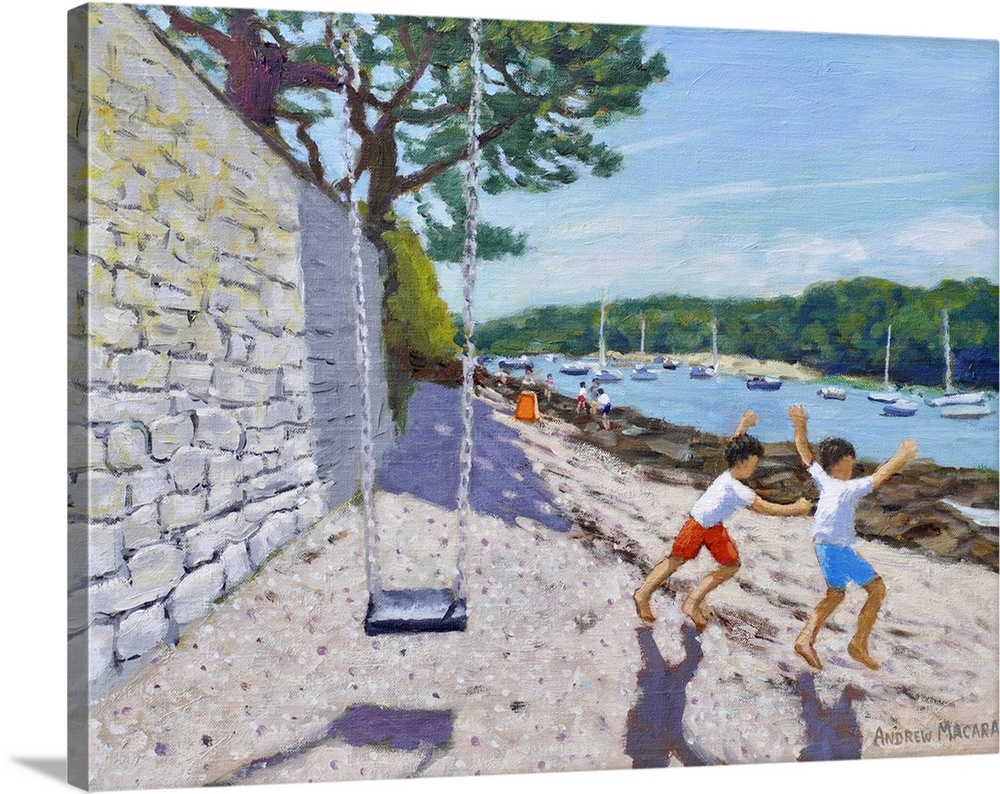 The swing, jersey, 2025. (Originally oil on canvas.)