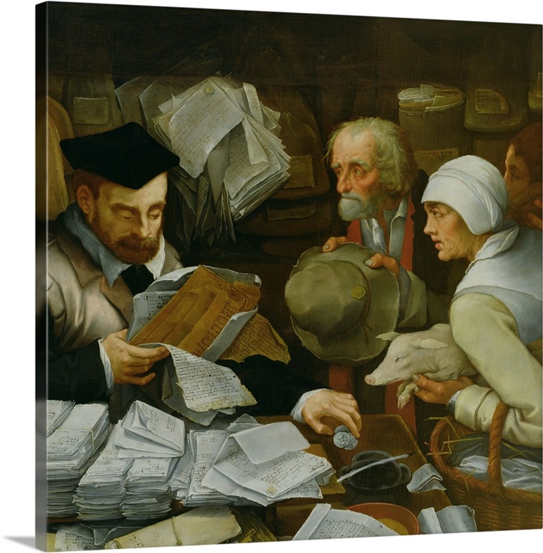 The Tax Collector, 1543 Wall Art, Canvas Prints, Framed Prints, Wall