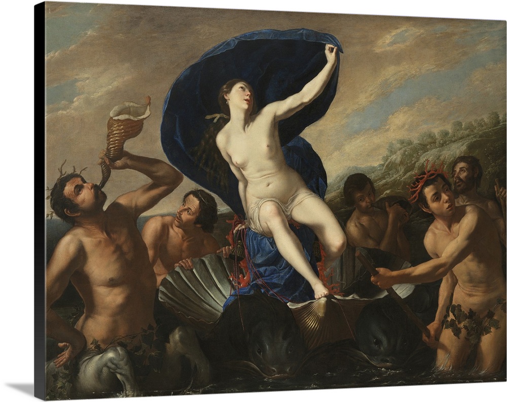The Triumph of Galatea. Originally oil on canvas.