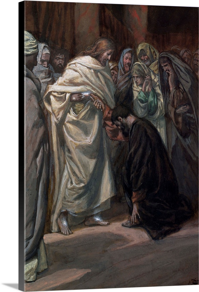 The Unbelief of St. Thomas, illustration for The Life of Christ, c.1884-96