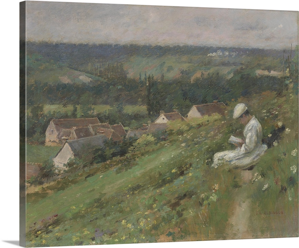 The Valley of Arconville, c.1887, oil on canvas.