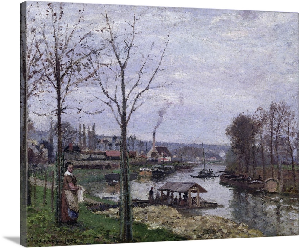 Originally oil on canvas. By Pissarro, Camille (1830-1903).