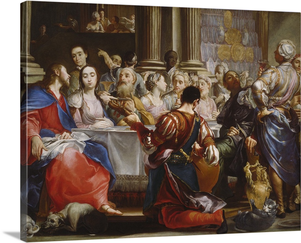The Wedding at Cana, c.1686, oil on canvas.