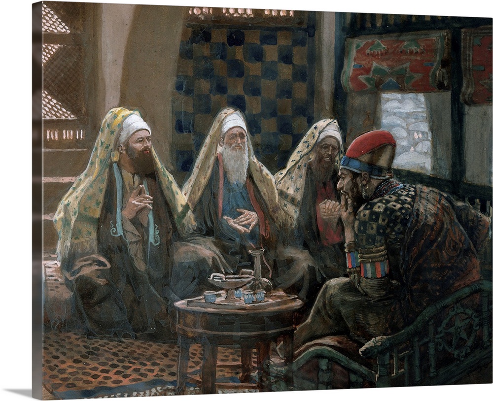 The Wise Men and Herod illustration for The Life of Christ c