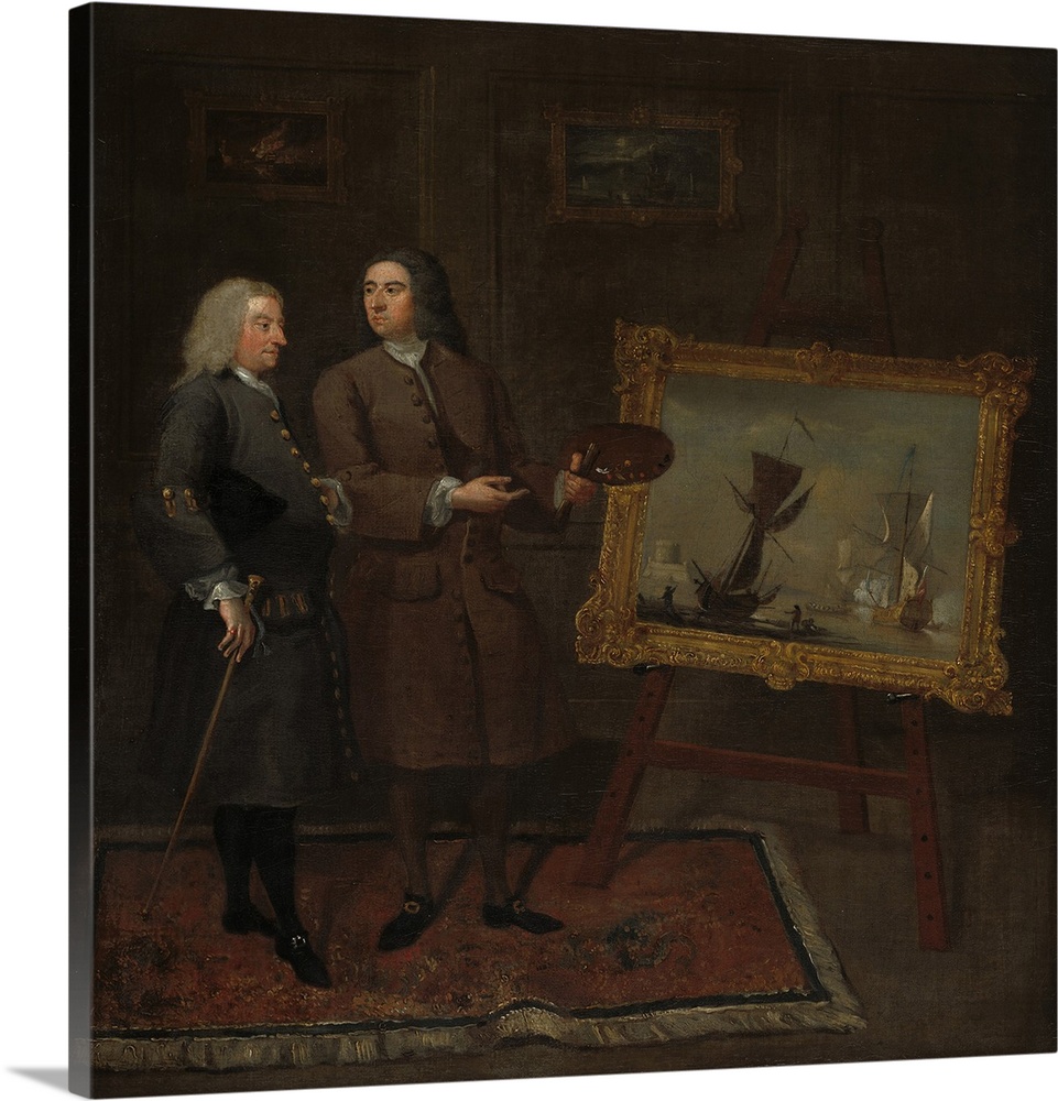 Thomas Walker and Peter Monamy, c.1735, oil on canvas.