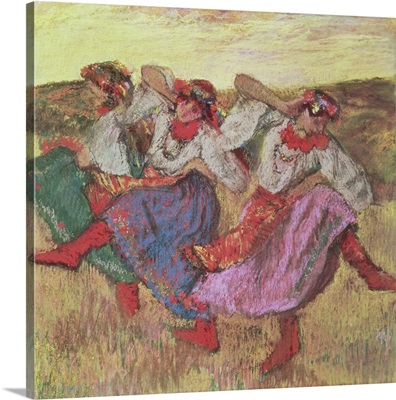 Three Dancers In Peasant Costume