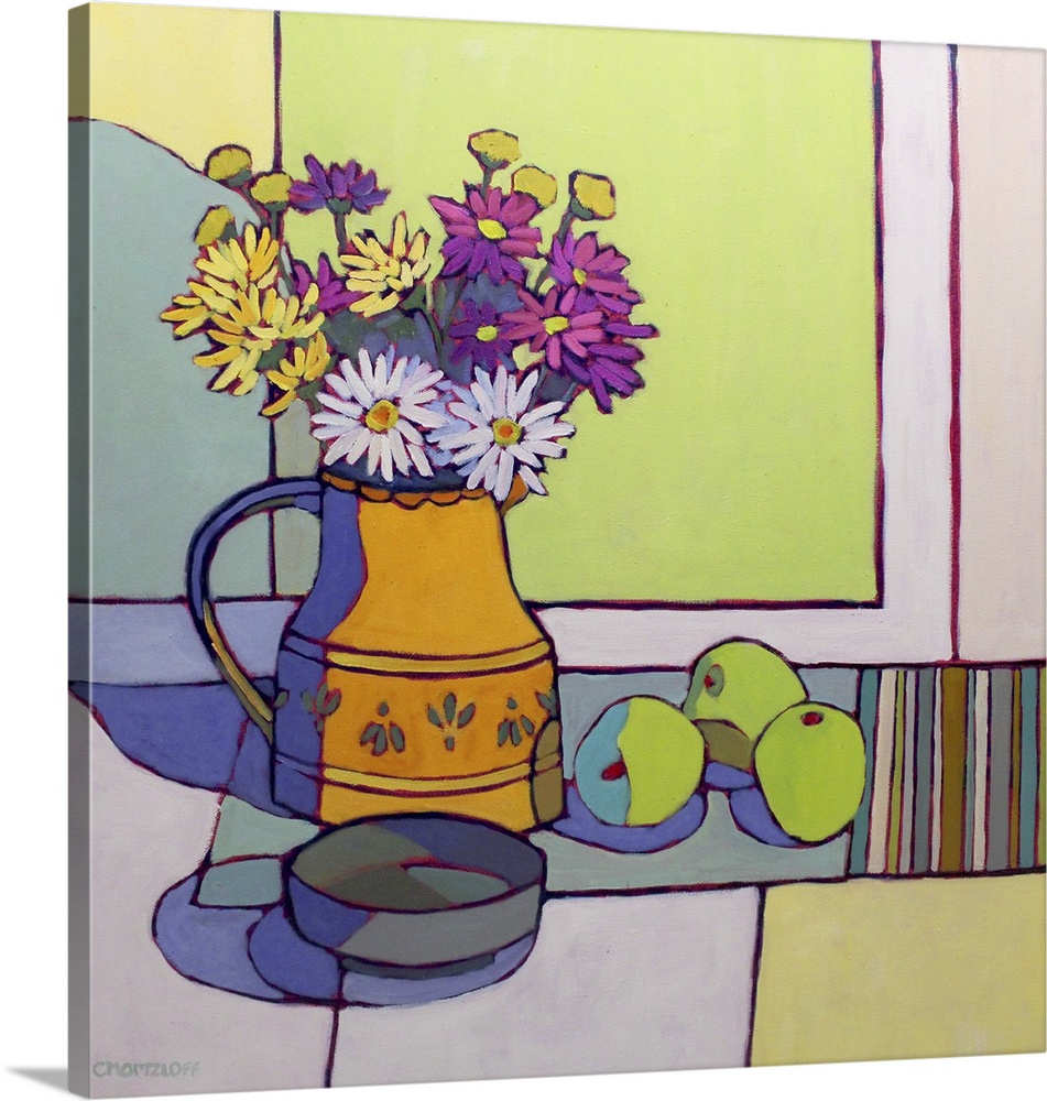 Today's bouquet, 2023. (Originally oil on canvas.)