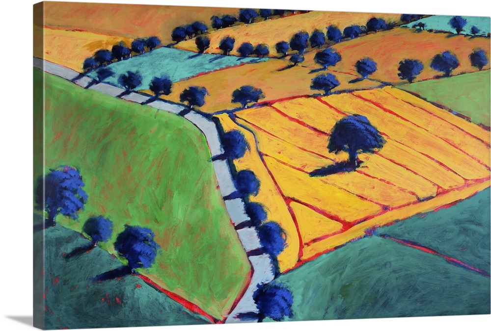 Towards upton #2, 2024. (Originally acrylic on board.)