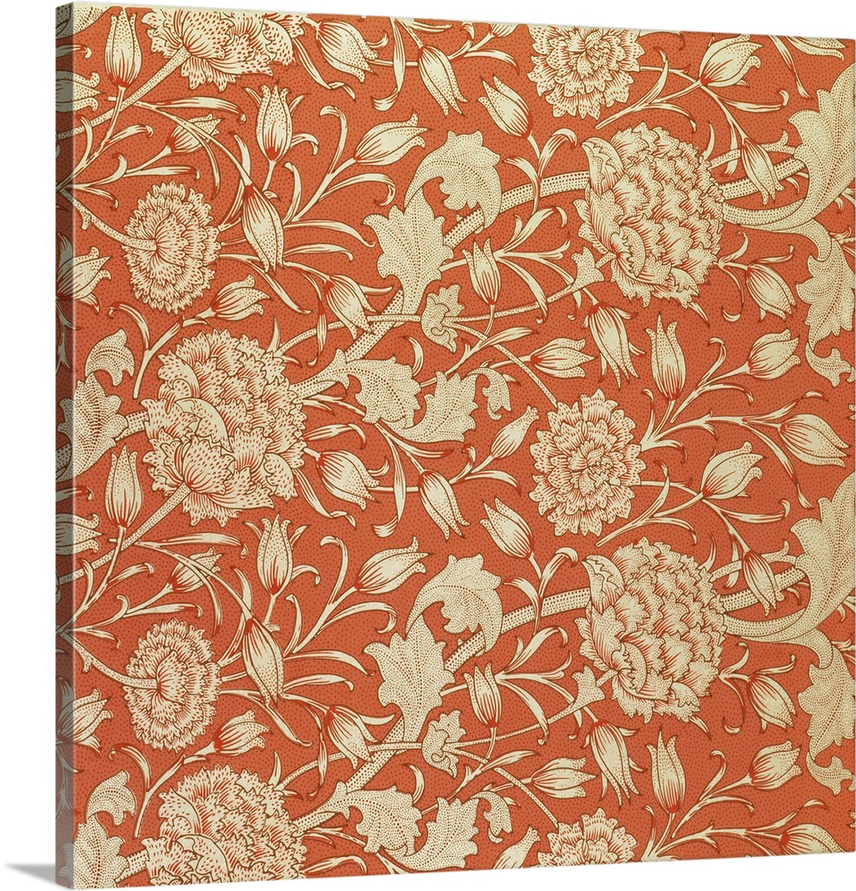 Tulip wallpaper design, 1875