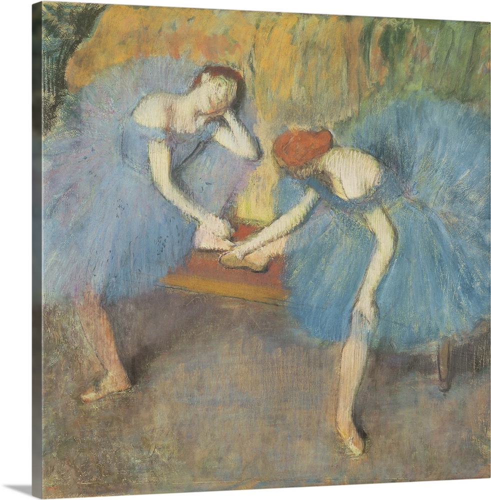Two Dancers at Rest or, Dancers in Blue, c.1898