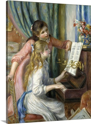 Two Young Girls At The Piano, 1892