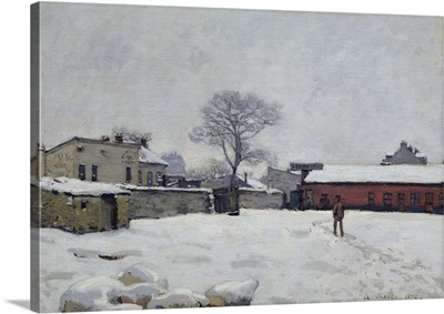 Under Snow: The Farmyard At Marly-Le-Roi, 1876