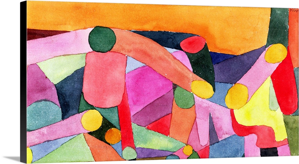 (Untitled) Colour composition, c.1914 (originally w/c and pencil on paper) by Klee, Paul (1879-1940)