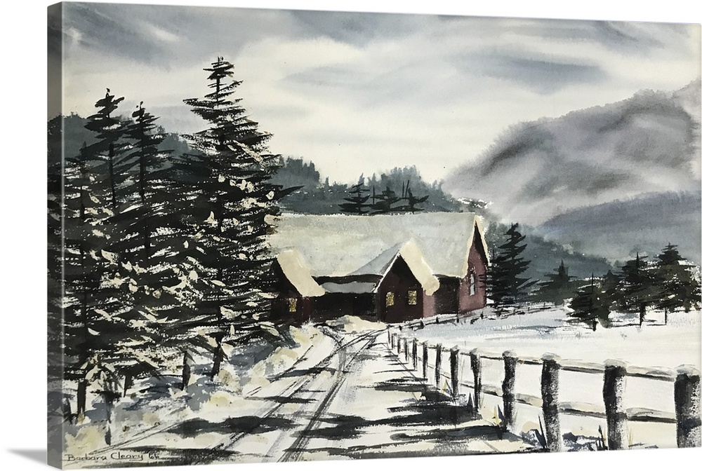 Untitled watercolor, 1966. (Originally watercolor on paper.)