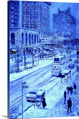 Upper West Side, Manhattan, Snow, 2013
