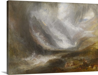 Valley of Aosta: Snowstorm, Avalanche, and Thunderstorm, 1836-37