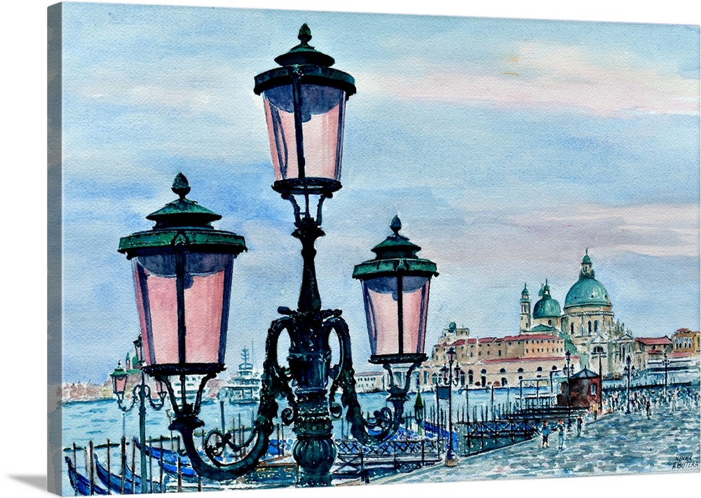 Venice Lights, 2018 (originally watercolor) by Butera, Anthony