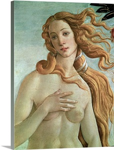 Venus, detail from The Birth of Venus, c.1485 image thumbnail