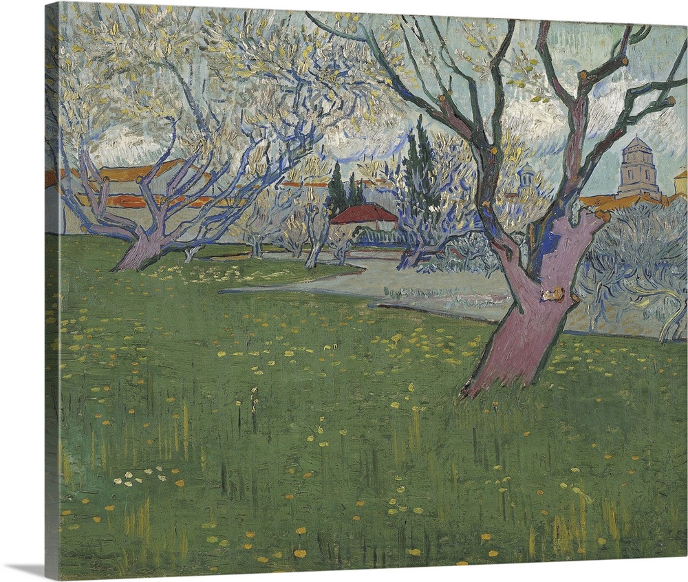 Vergers En Fleurs, Arles (Orchards In Blossom, View Of Arles), 1888