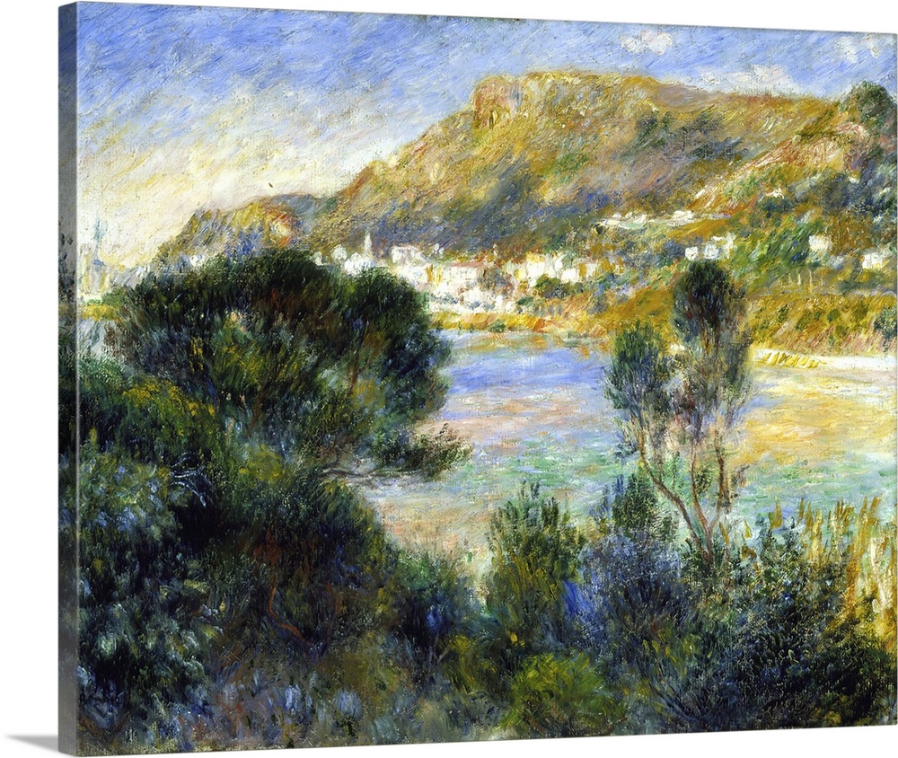 View From Cap Martin Of Monte Carlo, 1884